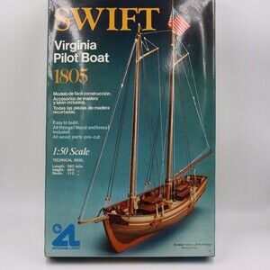 Swift Virginia Pilot Boat 1805 1982 Artisania Model Ship 1:50 Scale Open